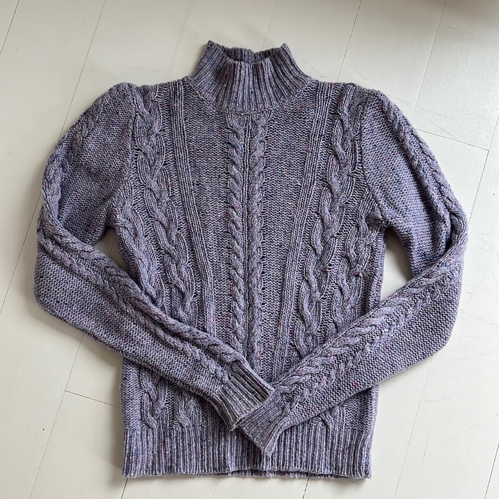 Purple turtle neck sweater size small by Sundays
